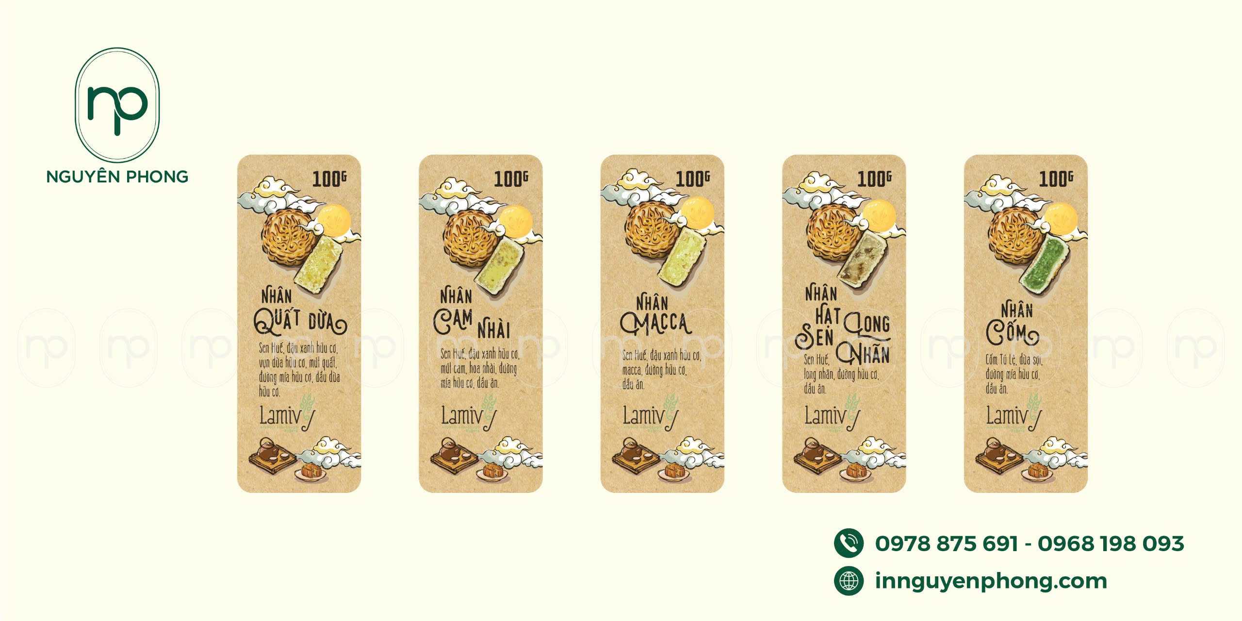 Dịch vụ in tem bánh theo yêu cầu